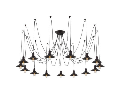 Citilux Эдисон CL451152 Люстра паук Венге