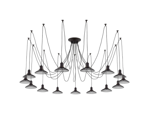 Citilux Эдисон CL451152 Люстра паук Венге