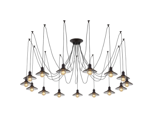 Citilux Эдисон CL451152 Люстра паук Венге