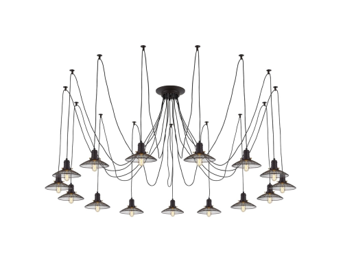 Citilux Эдисон CL451152 Люстра паук Венге