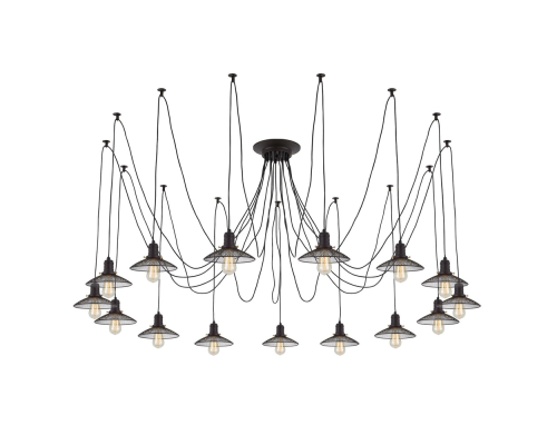 Citilux Эдисон CL451152 Люстра паук Венге