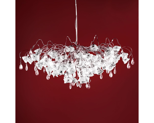 Eletto Rosa EL325P17.1 Люстра подвесная Хром