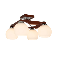 Citilux Ариста CL164341 Люстра деревянная Темный Орех