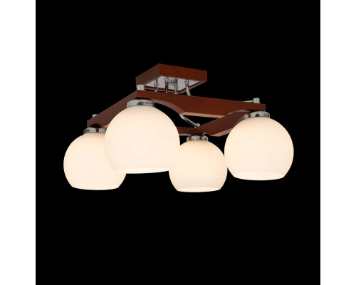 Citilux Ариста CL164341 Люстра деревянная Темный Орех