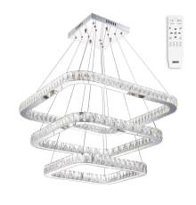 Eletto Granda EL336P100 LED Люстра хрустальная с пультом Хром