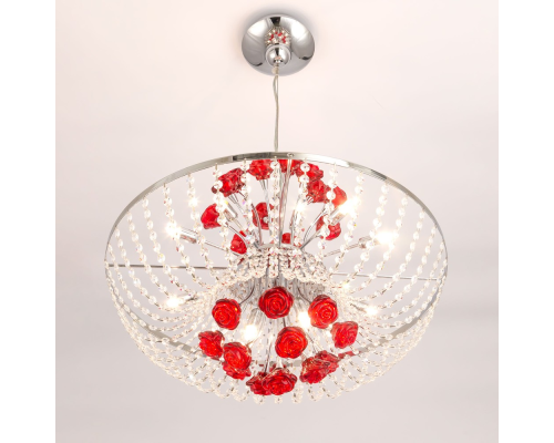 Eletto Rosa EL325P12.2 Люстра подвесная Хром