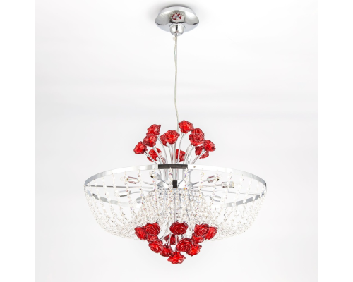 Eletto Rosa EL325P12.2 Люстра подвесная Хром