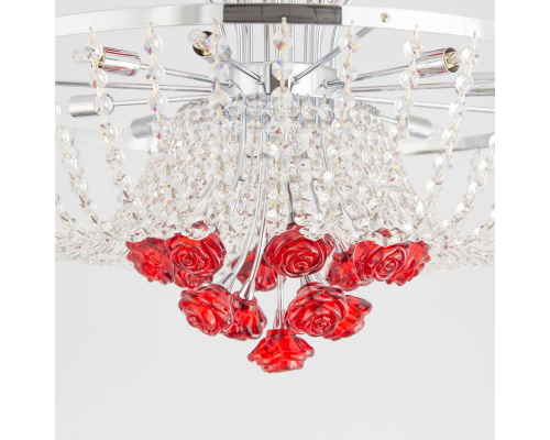 Eletto Rosa EL325P12.2 Люстра подвесная Хром