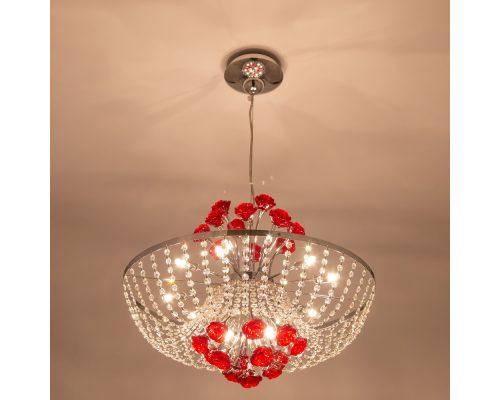 Eletto Rosa EL325P12.2 Люстра подвесная Хром