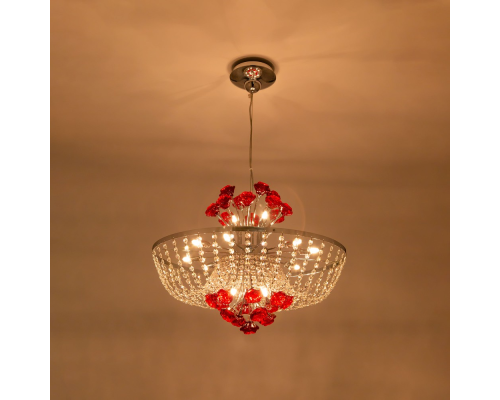 Eletto Rosa EL325P12.2 Люстра подвесная Хром