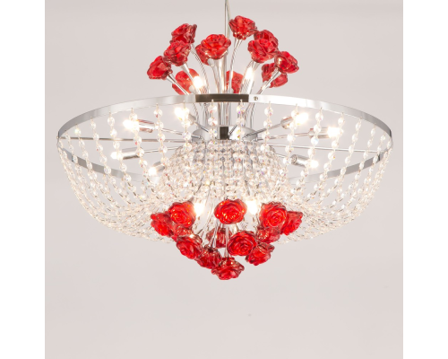 Eletto Rosa EL325P12.2 Люстра подвесная Хром