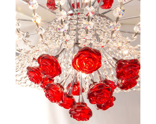 Eletto Rosa EL325P12.2 Люстра подвесная Хром