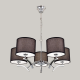 Citilux Эвора Рондо CL460152 Люстра с чёрными абажурами