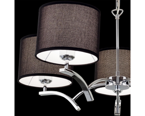 Citilux Эвора Рондо CL460152 Люстра с чёрными абажурами
