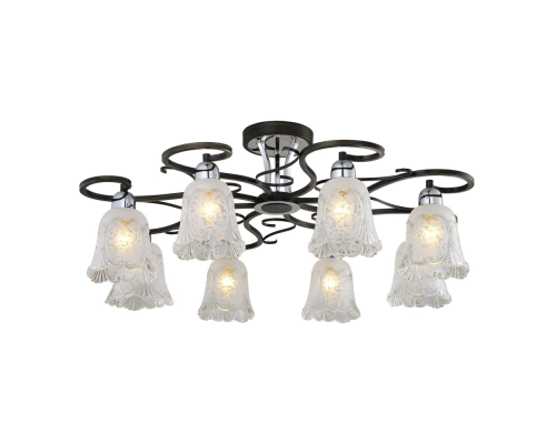 Citilux Оливия CL151181 Люстра потолочная Венге Хром