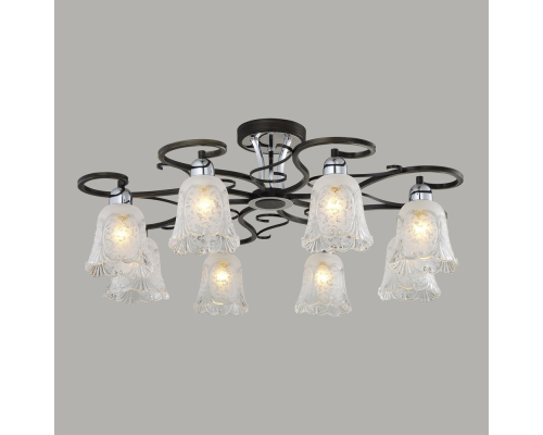 Citilux Оливия CL151181 Люстра потолочная Венге Хром