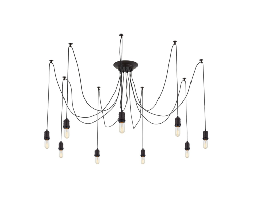 Citilux Эдисон CL451092 Люстра паук Венге