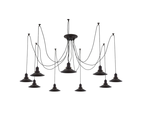 Citilux Эдисон CL451092 Люстра паук Венге