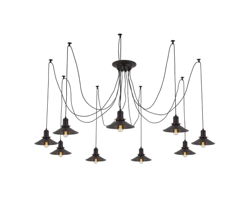 Citilux Эдисон CL451092 Люстра паук Венге