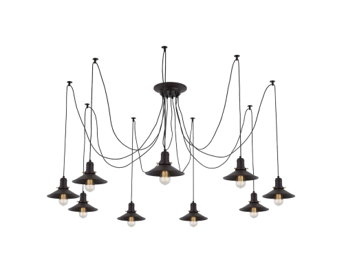 Citilux Эдисон CL451092 Люстра паук Венге