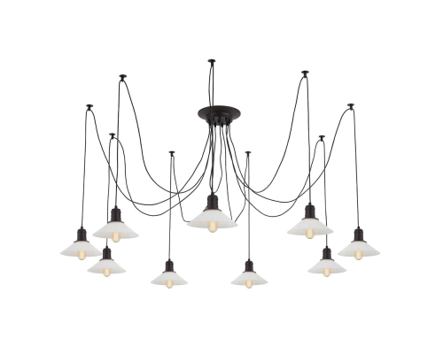 Citilux Эдисон CL451092 Люстра паук Венге