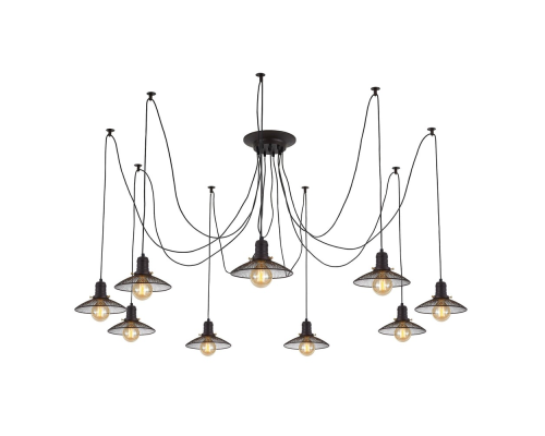 Citilux Эдисон CL451092 Люстра паук Венге