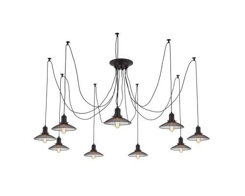 Citilux Эдисон CL451092 Люстра паук Венге