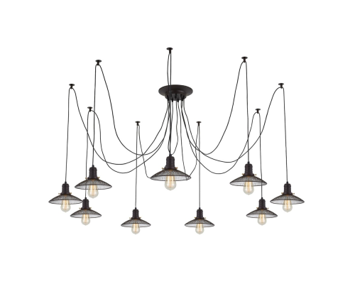 Citilux Эдисон CL451092 Люстра паук Венге