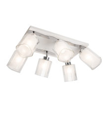 Citilux Прима CL160161 Люстра с поворотными плафонами Белая Хром