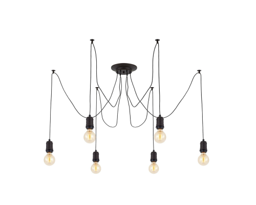 Citilux Эдисон CL451062 Люстра паук Венге