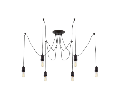 Citilux Эдисон CL451062 Люстра паук Венге