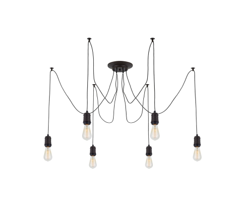 Citilux Эдисон CL451062 Люстра паук Венге