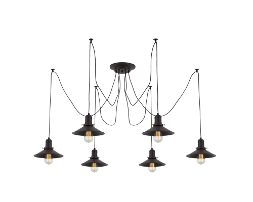 Citilux Эдисон CL451062 Люстра паук Венге