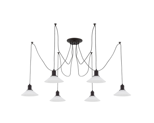 Citilux Эдисон CL451062 Люстра паук Венге