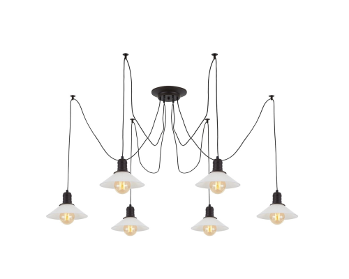 Citilux Эдисон CL451062 Люстра паук Венге