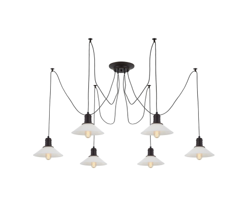 Citilux Эдисон CL451062 Люстра паук Венге