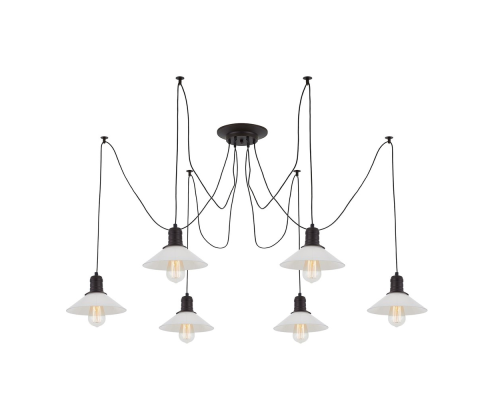 Citilux Эдисон CL451062 Люстра паук Венге