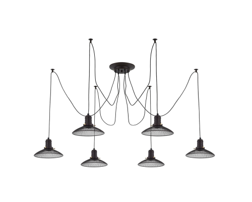 Citilux Эдисон CL451062 Люстра паук Венге