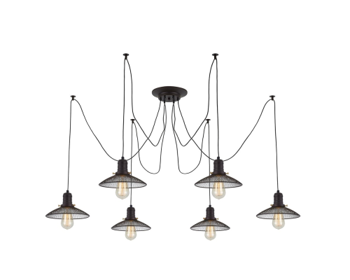 Citilux Эдисон CL451062 Люстра паук Венге