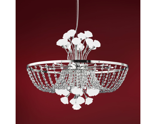 Eletto Rosa EL325P12.1 Люстра подвесная Хром