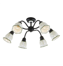 Citilux Ажур CL534162 Люстра керамическая Чёрный Зеленый