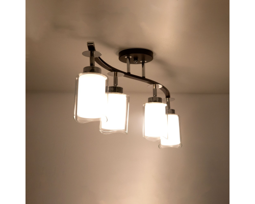 Citilux Фортуна CL156142 Люстра с поворотными плафонами Венге Хром