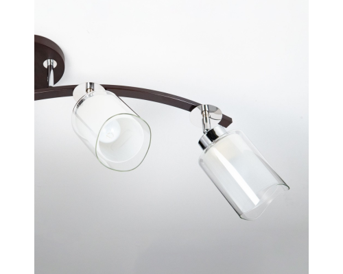 Citilux Фортуна CL156142 Люстра с поворотными плафонами Венге Хром