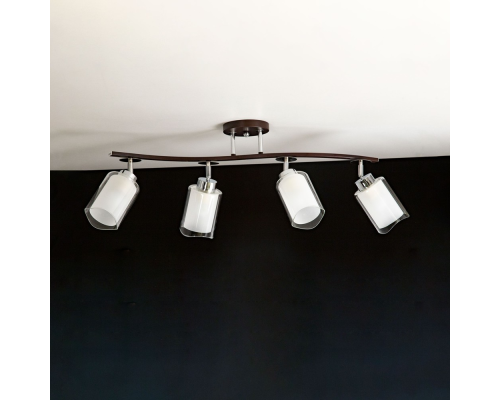 Citilux Фортуна CL156142 Люстра с поворотными плафонами Венге Хром