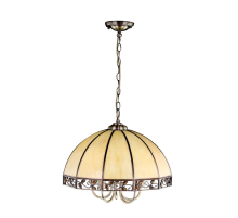 Citilux Шербург-2 CL440251 Люстра витражная подвесная Бронза