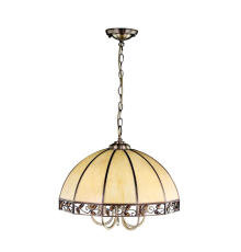 Citilux Шербург-2 CL440251 Люстра витражная подвесная Бронза