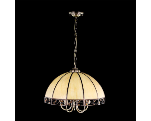 Citilux Шербург-2 CL440251 Люстра витражная подвесная Бронза