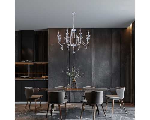 Citilux Рига CL437181 Люстра подвесная Хром