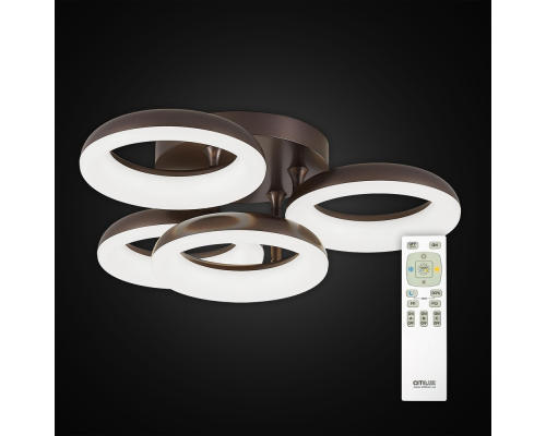 Citilux Паркер CL225145R Люстра с пультом светодиодная Венге