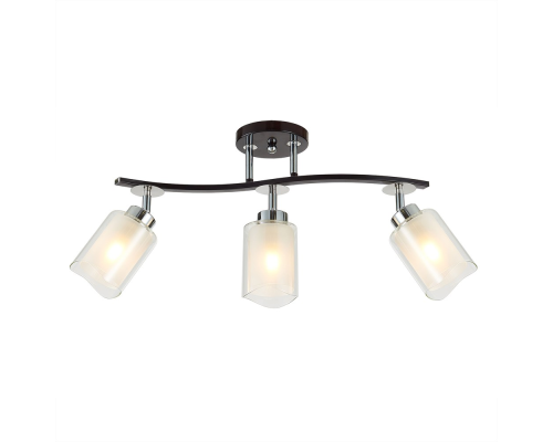 Citilux Фортуна CL156132 Люстра с поворотными плафонами Венге Хром